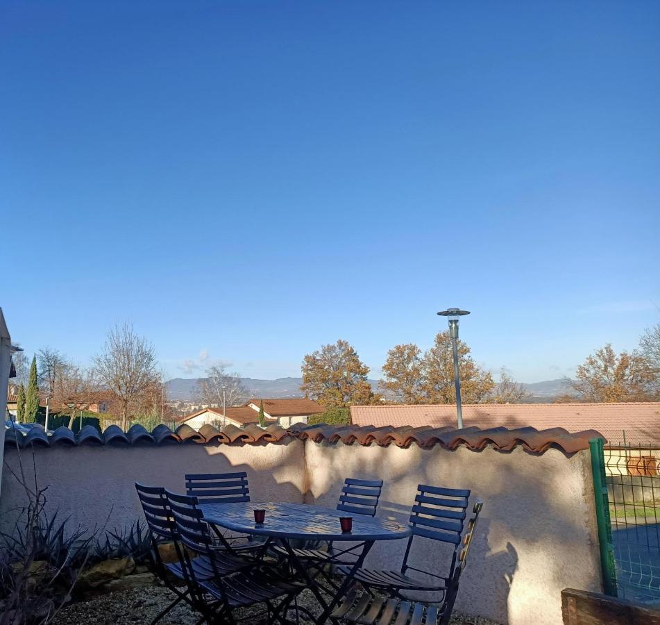 Studio De Jardin "Le Temps D Une Pause" Jusqu'A 4 Personnes En Face Du Beaujolais - Climatisation Et Borne Recharge Vehicule Electrique Montmerle-sur-Saone Exteriér fotografie